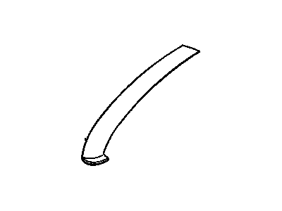GM 25672512 Molding-Windshield Side Upper Garnish *Light Wheat