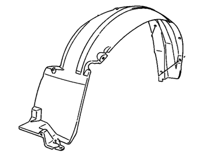 GM 30013637 Panel, Front Wheelhouse