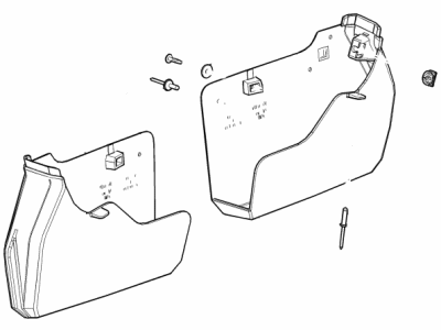 GM 84420655 Mud Guard