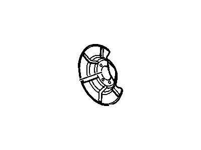 GM 22705358 Shield, Rear Brake