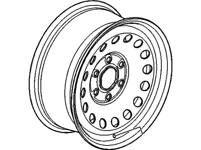 GM 9597228 Wheel, Alloy