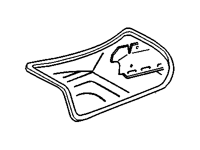 GM 25634734 Weatherstrip Asm-Rear Compartment Lid