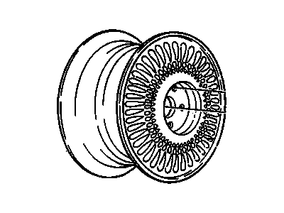 GM 3634769 Wheel Rim Unit-Aluminum