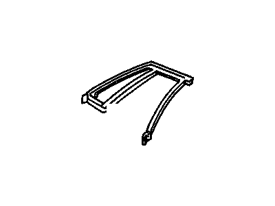 GM 25651908 Window Asm-Front Side Door Stationary (W/ Front Side Door Window W