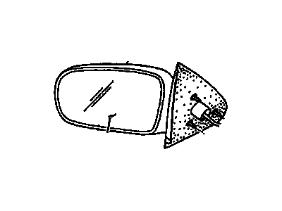 GM 10362456 Mirror Asm-Outside Rear View