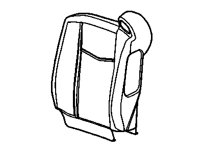 GM 19123302 Seat Back Cover