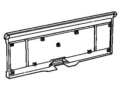 GM 22566691 Panel Asm-Lift Gate Trim Finish *Graphite