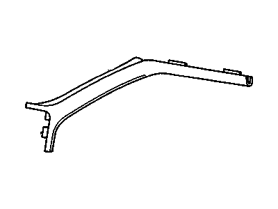 GM 10275855 Molding Asm-Windshield Side Upper Garnish *Graphite