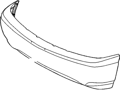 GM 12479754 Bumper Cover