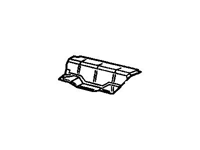 GM 20742988 Shld-Heat Muffler Rear