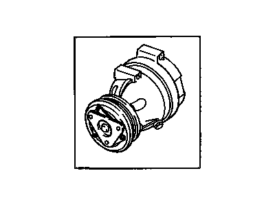 GM 89018886 Air Conditioner Compressor Assembly