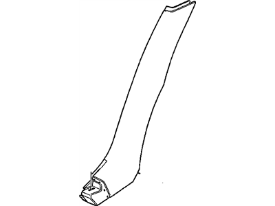 GM 22911857 Lock Pillar Trim