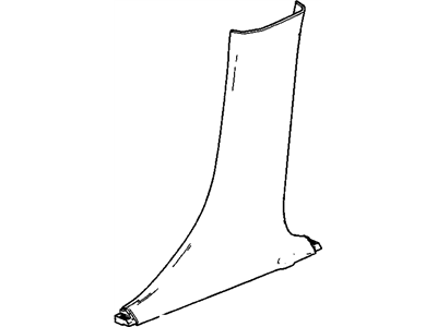 GM 20967447 Lower Center Pillar Trim