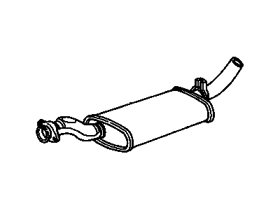 GM 15577577 Exhaust Muffler Assembly