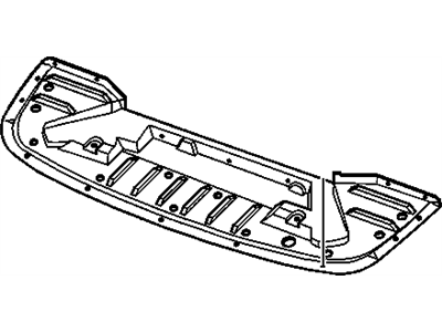 GM 13280107 Lower Baffle
