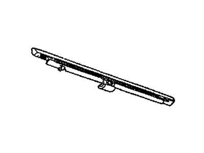 GM 20633522 S/Strip Asm-Front Door Window Outer At Belt *Black