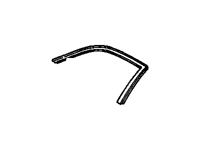 GM 20432592 Molding Asm-Scalp Front Door Window Frame
