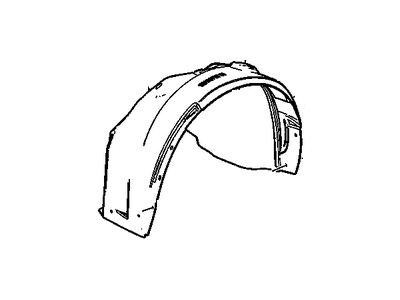 GM 22868772 Fender Liner