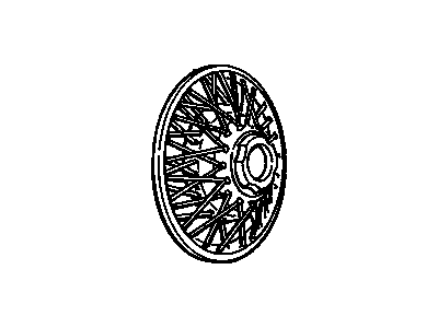 GM 10091787 Wheel Trim Cover Assembly