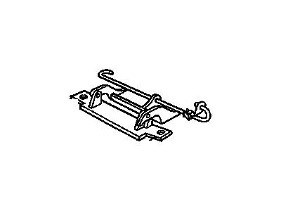 GM 25554055 Handle Asm-Hood Secondary Latch Release