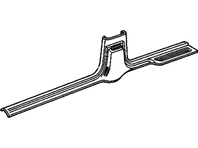 GM 10107200 Panel-Center Pillar Lower Trim Finish R.H. *Very Dark Sapp