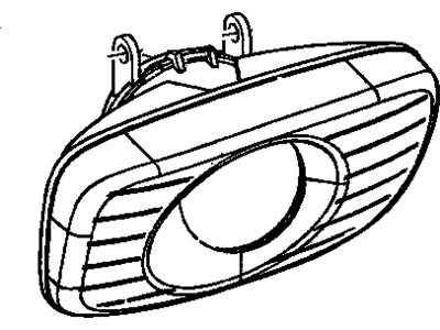 GM 15034837 Fog Lamp Assembly