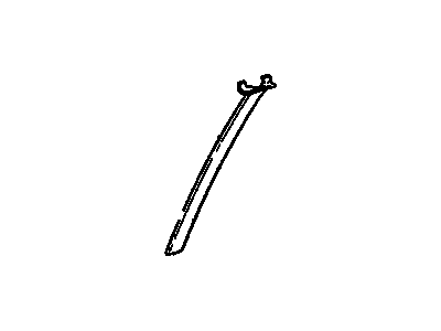 GM 25553914 Molding-Front Side Door Stationary Window Divider Channel Garnish *Black