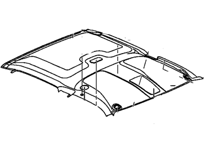 GM 15915024 Panel Asm-Headlining Trim *Shale