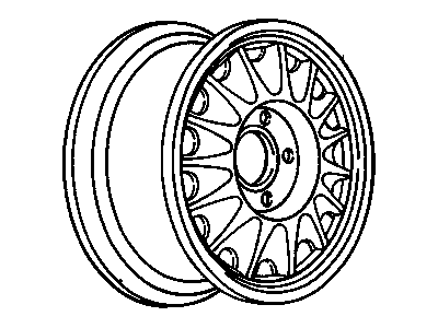 GM 9592361 Wheel Rim Assembly-15X7