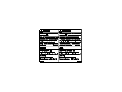 GM 22711205 AC Label