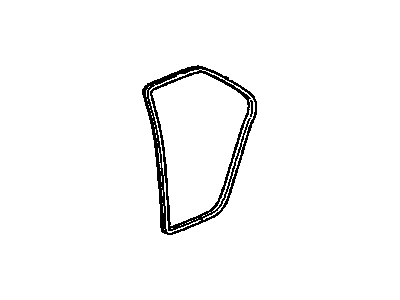 GM 22654770 Weatherstrip Asm-Rear Side Door <Use 1C5K