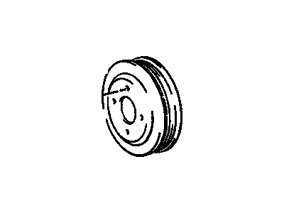 GM 94845139 PULLEY, Fan and Coolant Pump