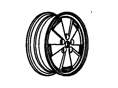 GM 12505834 Wheel Rim Assembly, 16X6.5