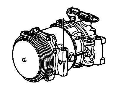 GM 12300271 Air Conditioner Compressor Assembly