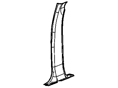 GM 15850689 Center Pillar Trim