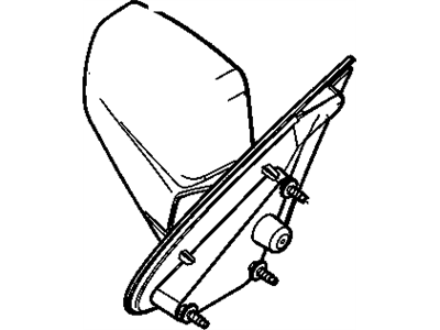 GM 25804887 Mirror Assembly