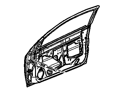 GM 25830154 Door Shell