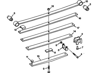GM 15687077 Rear Springs
