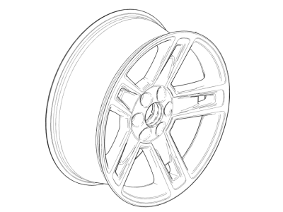 GM 19301160 Wheel, Alloy