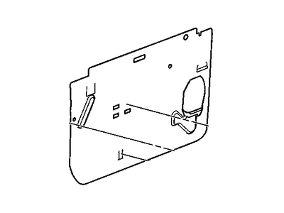 GM 21996546 Water Deflector