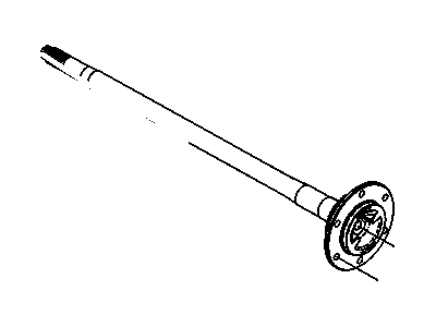 GM 19208245 Shaft Asm, Rear Axle (LH)