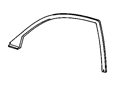 GM 10217243 Molding, Front Side Door Window Garnish