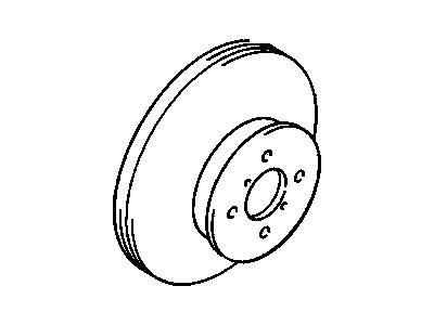 GM 94851806 Disc Brake Rotor (Disc), Front Brake