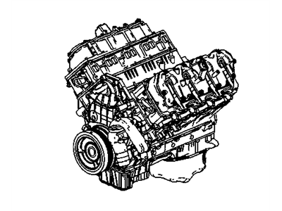 GM 19258700 Engine Asm, Gasoline (LH6 Goodwrench New)