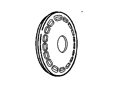 GM 25551430 Wheel TRIM COVER Assembly(Tire & Wheel Drawing/Original High Output