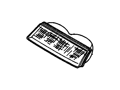 GM 16509391 Lens, Headlamp(W/Housing)