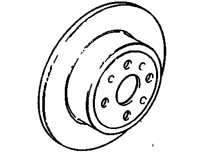 GM 9195052 Rear Brake Rotor Kit