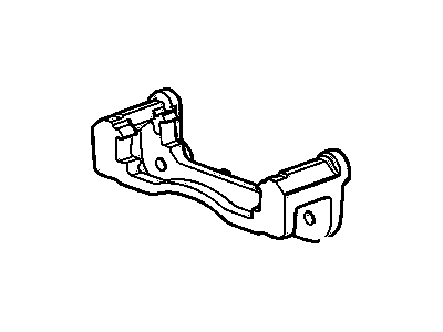 GM 85569599 BRACKET KIT-FRT BRK CLPR *BLACK