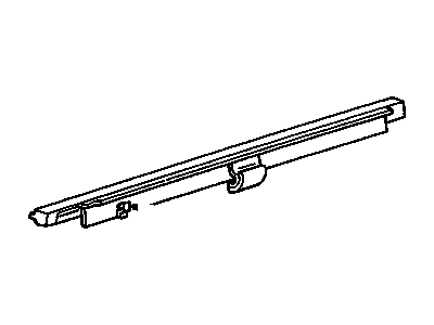 GM 22546205 S/Strip Asm-Front Door Window Outer At Belt *Black