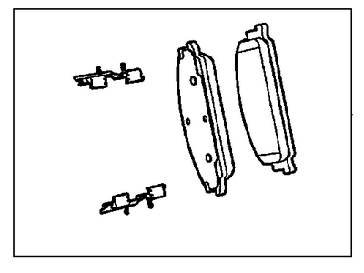 GM 92250825 Front Pads